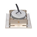nobil� Downlight 5068Q ECO FLAT SCCT 38� DIM C hoekig, draaibaar, CCT Switch IP40, nikkel geborsteld dimbaar