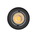 Downlight A 5068 T FLAT rond IP40, zwart mat dimbaar