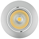 recessed luminaire 5068 ECO FLAT BIO dimmable IP40, chrome matt, clear dimmable 8W 530lm 4000K CRI 97