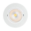 Downlight 5068 ECO FLAT TUN rond IP40, wit mat 