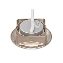 nobil� Downlight 5068 ECO DOB rond, draaibaar IP40, nikkel geborsteld dimbaar