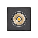Downlight 5068Q ECO DOB hoekig IP40, zwart mat dimbaar