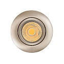 Downlight A 5068 BIO draaibaar LED IP40, nikkel geborsteld, gepoedercoat dimbaar