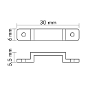 nobil� Accessories for Flexible LED SMD 3528 IP67 - Mounting clip, set of 10
