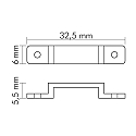 nobil� Accessories for Flexible LED SMD - 5050 IP67 Mounting clip, set of 10