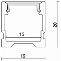 U-profiel 4TP, aluminium