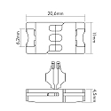 nobil� Verbinder LED SMD 3528 stijf, set van 5