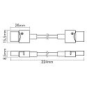 nobil� Accessories for Flexible LED SMD 3528 - IP67 connector, flexible, set of 5