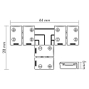 nobil� T-connector LED SMD 3528 2-polig, set van 5