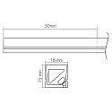 nobil� Volledig gesiliconiseerde ledstrip NEON 1516 3D 4-polig, RGB wit