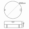 nobil� LED driver with 24V constant voltage EL-9R-24V