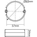 nobil� LED voedingsapparaat EL-8R-350 NON-DIM MP rond, constante stroom, multipower, on/off, wit