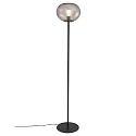 Nordlux Floor lamp ALTON, E27, IP20, black, glass smoky