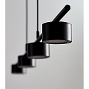 Nordlux LED Pendant luminaire CLYDE bar, 4 flames, 4x 5W, 2700K, 4x 350lm, IP20, 3-Step MOODMAKER, black