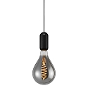 Pendant luminaire NOTTI, E27, IP20, mocha