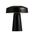 Table lamp TIME, E27, IP20, glass opal white, black