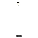 Floor lamp CONTINA, G9, IP20, glass opal white, black
