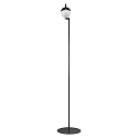 Floor lamp CONTINA, G9, IP20, glass opal white, black