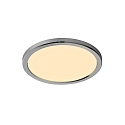 Nordlux Plafondarmatuur OJA 29 IP54 SCENE SELECT rond, CCT Switch, instelbaar IP54, nikkel geborsteld, wit 