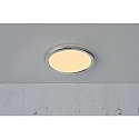 Nordlux Plafondarmatuur OJA 29 IP54 SCENE SELECT rond, CCT Switch, instelbaar IP54, nikkel geborsteld, wit 