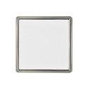 Nordlux Plafondarmatuur OJA SQUARE 29 SCENE SELECT hoekig, CCT Switch, instelbaar IP20, nikkel geborsteld, wit dimbaar
