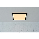 Nordlux Plafondarmatuur OJA SQUARE 29 IP54 SCENE SELECT hoekig, CCT Switch, instelbaar IP54, zwart mat dimbaar