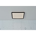 Nordlux Plafondarmatuur OJA SQUARE 29 IP54 SCENE SELECT hoekig, CCT Switch, instelbaar IP54, zwart mat dimbaar