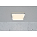 Nordlux Plafondarmatuur OJA SQUARE 29 IP54 SCENE SELECT hoekig, CCT Switch, instelbaar IP54, chroom dimbaar