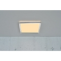 Nordlux Plafondarmatuur OJA SQUARE 29 IP54 SCENE SELECT hoekig, CCT Switch, instelbaar IP54, chroom dimbaar