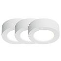 LED Under cabinet luminaire KITCHENIO, set of 3, 2W, 110�, 3000/4000K, 170lm, IP20, white