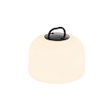 Nordlux battery pendant luminaire KETTLE 22 PORTABLE dimmable IP65, black, white matt dimmable