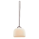 Nordlux Acculamp KETTLE TO-GO 36 IP65, mat, rood, wit dimbaar