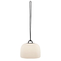 Nordlux battery pendant luminaire KETTLE 36 PORTABLE dimmable IP65, black, white matt dimmable