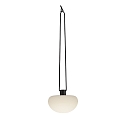 battery pendant luminaire SPONGE dimmable IP65, white matt dimmable