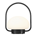 Nordlux Battery lamp SPONGE dimmable IP65, black, white matt dimmable