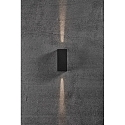 LED Wall luminaire ASBOL KUBI LED Outdoor luminaire, 2x 5W, 3000K, 2x 370lm, IP44, black