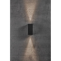LED Wall luminaire ASBOL KUBI LED Outdoor luminaire, 2x 5W, 3000K, 2x 370lm, IP44, black