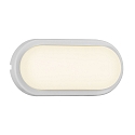 Nordlux LED Outdoor Wall luminiare CUBA ENERGY, oval, 7W, 3000K, 700lm, IP54, white, glass opal white