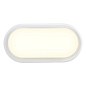 Nordlux LED Outdoor Wall luminiare CUBA ENERGY, oval, 7W, 3000K, 700lm, IP54, white, glass opal white