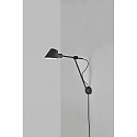 design for the people by Nordlux Wall luminaire STAY LONG, E27, IP20, black