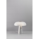 design for the people by Nordlux Tafelarmatuur GLOSSY E27 IP20, glanzend, opaalwit, wit 