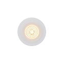 Nordlux Downlight STARKE rond IP20, glanzend, wit dimbaar