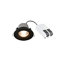 Downlight STARKE rond IP20, glanzend, zwart dimbaar