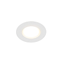 Nordlux Downlight SIEGE IP65, glanzend, wit 
