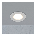 Nordlux Downlight SIEGE IP65, glanzend, wit 