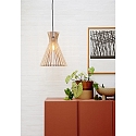 Nordlux Pendelarmatuur GROA 35 E27 IP20, bruin, mat, zwart