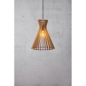 Nordlux Pendelarmatuur GROA 35 E27 IP20, bruin, mat, zwart