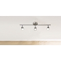 Nordlux Plafondarmatuur AVENUE LED 3-vlams GU10 IP20, staal geborsteld