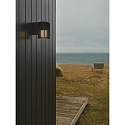 Nordlux outdoor wall luminaire ALUDRA E27 IP54, seaside black dimmable