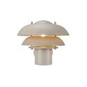 Nordlux outdoor wall luminaire KURNOS 20 E14 IP54, sand coloured 